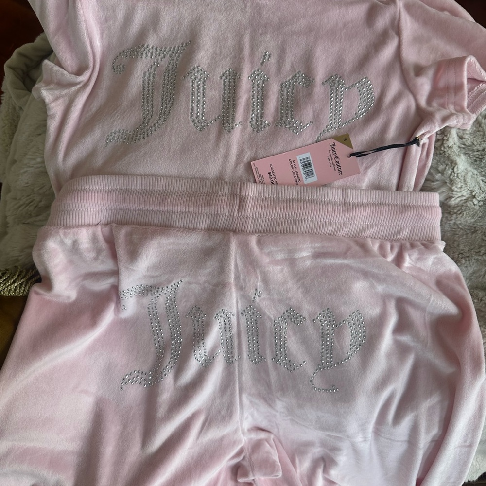 Juicy Couture Light Pink Pajama Set